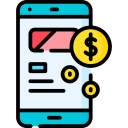 dinero digital icon