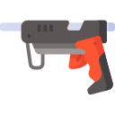 pistola de silicona icon