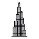 burj khalifa icon