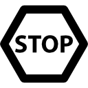 Stop sign variant icon
