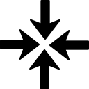 cuatro flechas que se encuentran en el centro. 