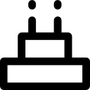 Wedding cake icon