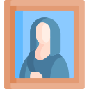 mona lisa icon