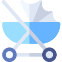 carrito de bebé icon