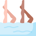 natación sincronizada icon