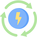 energía renovable icon