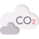 nube de co2 icon