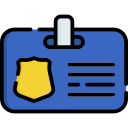 identificación policial icon