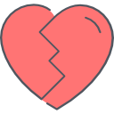 corazón roto icon