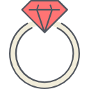 anillo de compromiso icon