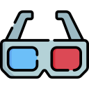 gafas 3d icon