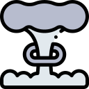 explosión nuclear icon