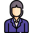 mujer de negocios icon