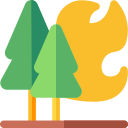 incendio forestal icon