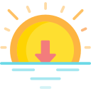 puesta de sol icon