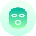 máscara facial icon