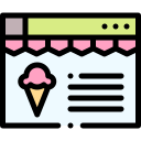 Online shop icon