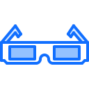 gafas 3d icon