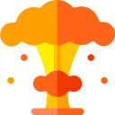 explosión nuclear icon