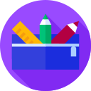 Pencil case icon
