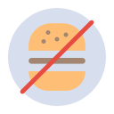 no comida rapida icon