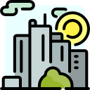 paisaje urbano icon