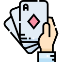 jouer aux cartes icon