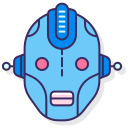 hombre robot icon