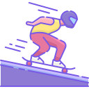 skateboarding 