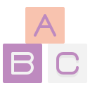 bloque abc icon