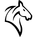 Head of a horse outline 