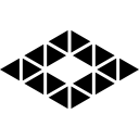 rombo poligonal Ícone