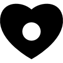 bouton d'enregistrement cardiaque Icône