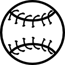 esquema de pelota de béisbol icon