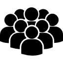 Crowd of users icon