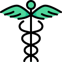 símbolo caduceo icon