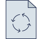 papel reciclado icon