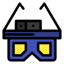 gafas 3d icon