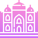 taj mahal icon