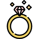 anillo de compromiso icon