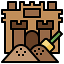 castillo de arena icon