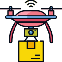 entrega de drones icon