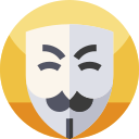 máscara de guy fawkes icon