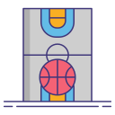 campo de basquete 
