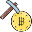 minería bitcoin icon