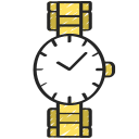 reloj de pulsera icon