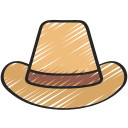 sombrero de vaquero icon