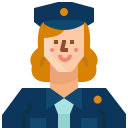 mujer policía icon