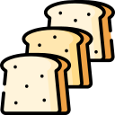 pão fatiado Ícone