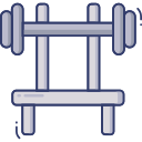 máquina de gimnasio icon